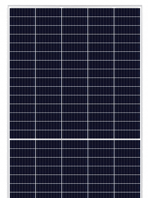 Risen RSM150-8-500 saulės moduliai skaidriame fone