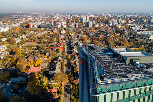 Liettuan korkein aurinkovoimala