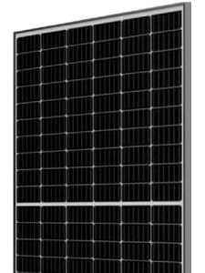 solet stiklas stiklas bifacial halfcut saules moduliai dmh3-72 skaidriame fone pritaikyta Solet puslapiui